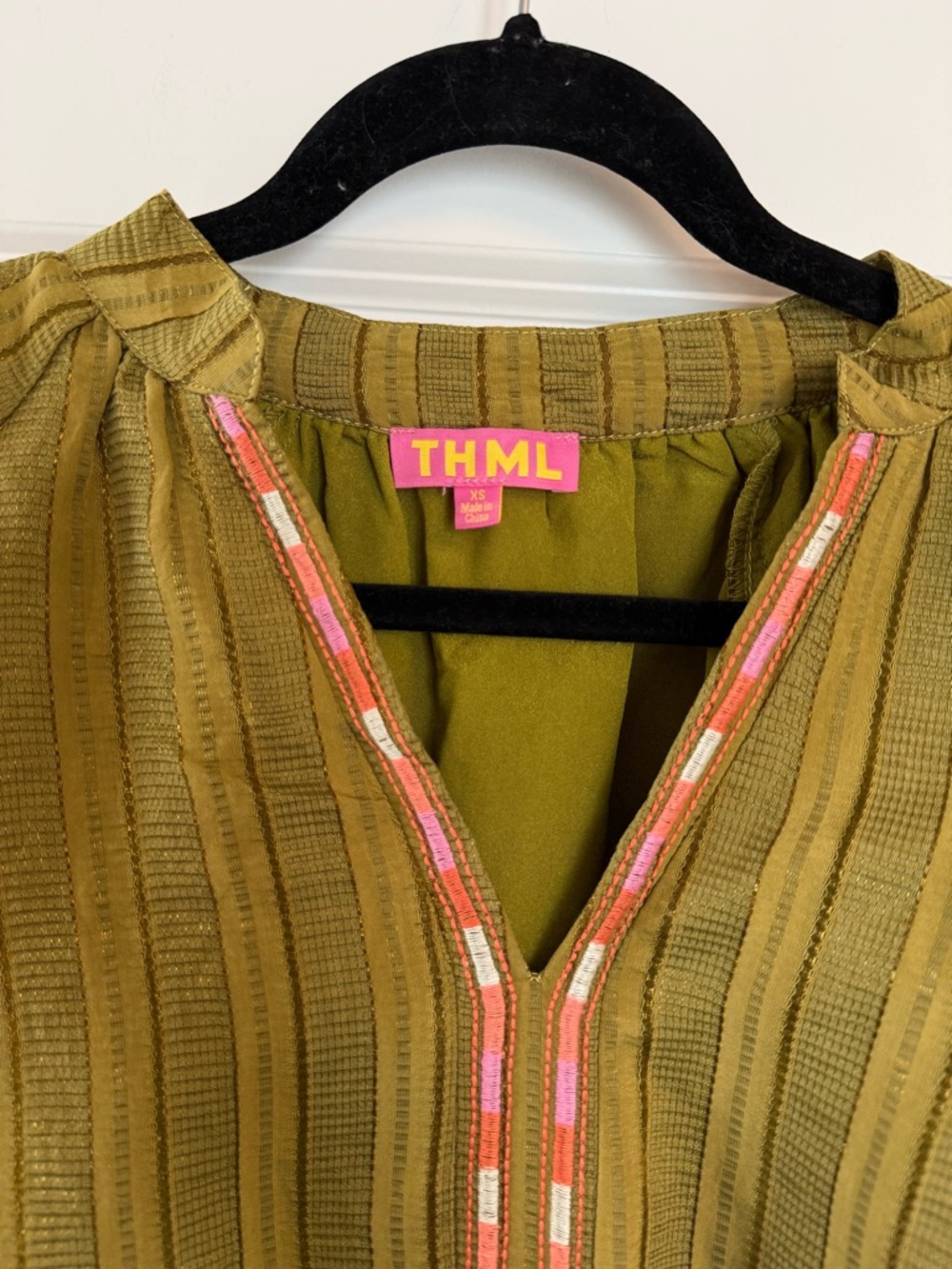 NWOT THML Embroidered Midi Dress - Picture 4 of 6